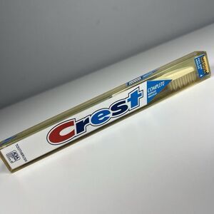 Crest Complete Rippled Bristles Vintage Full Size Angled Toothbrush 1995 Medium